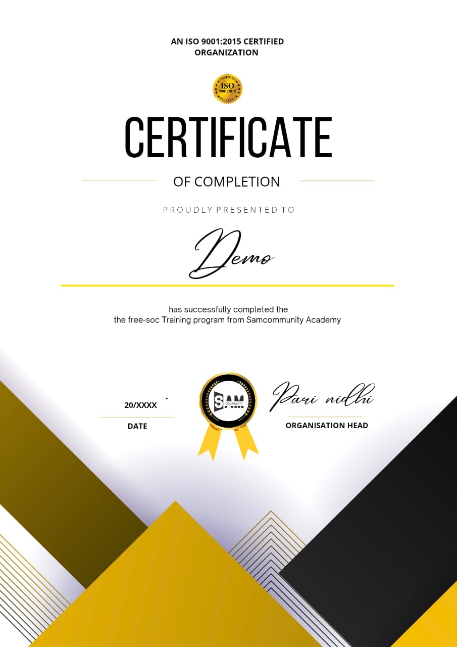 Certification Demo